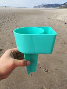 Beach Cup Holders from Red Crab Rentals